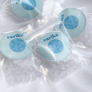 (กรอกโค้ด 72W5V ลด 65.-) earika.earrings - แป้นต่างหู แป้นซิลิโคนสีใส แป้นต่างหูแบบยาง จำนวน 100 ชิ้น ++