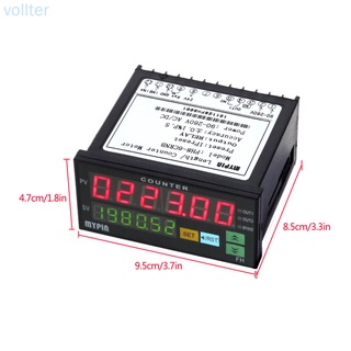 ภาพขนาดย่อของภาพหน้าปกสินค้าVOLL MYPIN FH8-6CRNB Digital Counter Mini Electronic Length Batch Meter 1 Preset Relay Output Count Meter จากร้าน vollter.th บน Shopee ภาพที่ 5