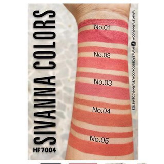 ภาพขนาดย่อของภาพหน้าปกสินค้าHF7004 Sivanna Colors Matte Lip ซีเวียน่า 2in1 ลิปกลอส + ดินสอเขียนขอบปาก จากร้าน lottashop บน Shopee ภาพที่ 2