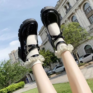 ภาพขนาดย่อของภาพหน้าปกสินค้าสินค้าสปอต รองเท้าผู้หญิงสไตล์วิทยาลัยใหม่ รองเท้าผู้หญิงสไตล์อังกฤษ รองเท้าผู้หญิง แมรี่ เจน จากร้าน sagittarius.shoes บน Shopee