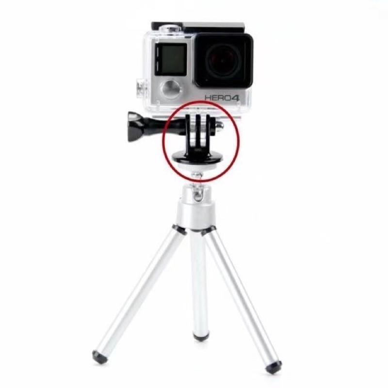 tripod-monopod-mount-gopro-อุปกรณ์ต่อกล้องกันน้ำกับขาตั้ง