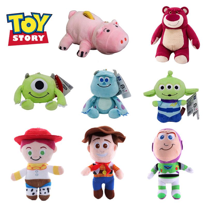 Toy Story Alien Hamm Big Eyes Plush Doll Pendant Head Ornament Doll Bag