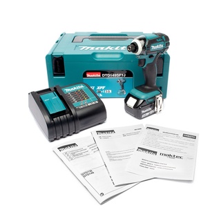 MAKITA DTD149Z (ตัวเปล่า) / DTD149SF1J สว่านไขควงไร้สาย (แบต+MAKPAC) แรงบิดสูงสุด 165 นิวตันเมตร