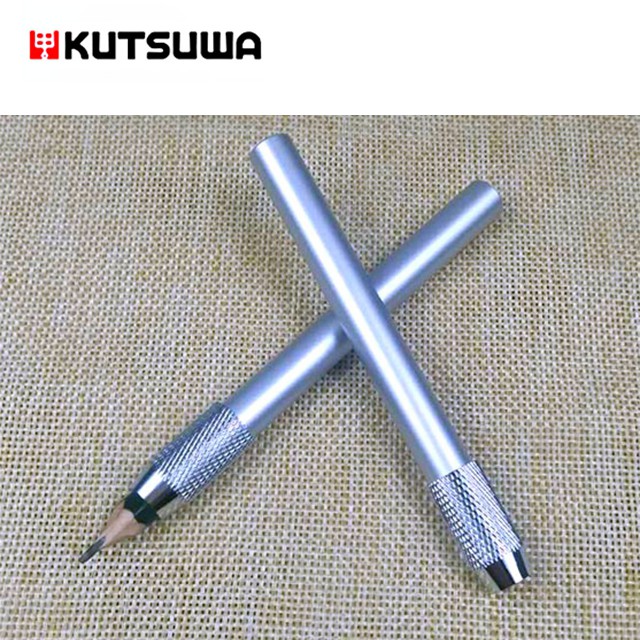 kutsuwa-ปลอกต่อดินสอ-silver-2p-pencil-cap-1-ชิ้น