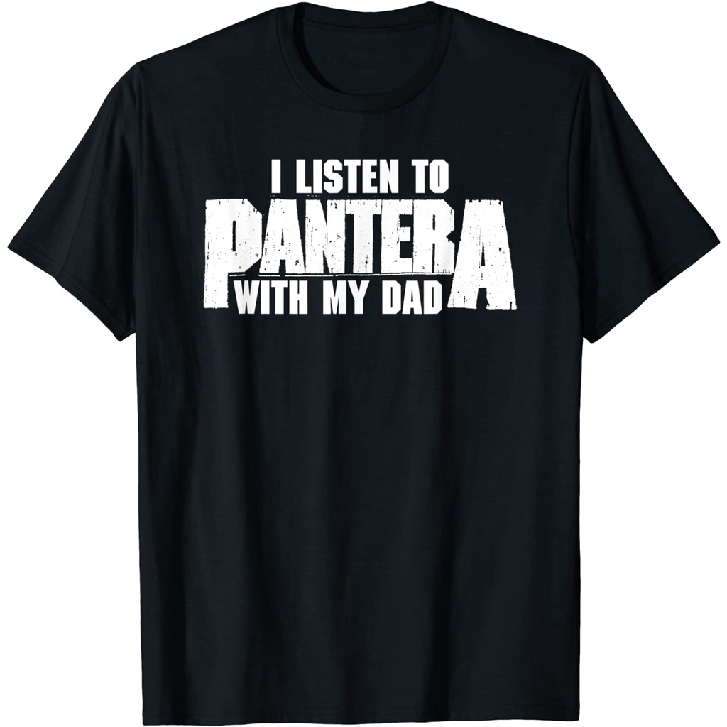 เสื้อยืดโอเวอร์ไซส์เสื้อยืด-พิมพ์ลาย-i-listen-to-pantera-with-my-dad-อย่างเป็นทางการs-3xl