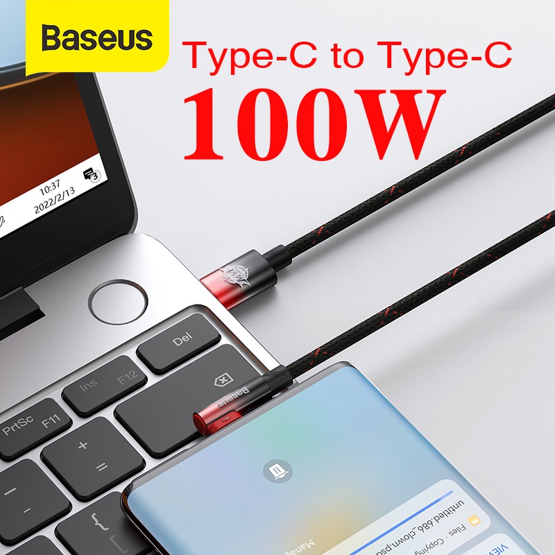 baseus-สายชาร์จโทรศัพท์มือถือ-type-c-เป็น-type-c-90-องศา-100w-ชาร์จเร็ว-สไตล์ฮาวาย-สําหรับ-ipad-1-ม-2-ม