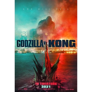 โปสเตอร์ หนัง ก็อดซิลล่าปะทะคอง Godzilla vs Kong (2021) POSTER 24”x35” นิ้ว v2