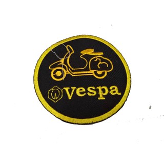 Vespa ป้ายติดเสื้อแจ็คเก็ต อาร์ม ป้าย ตัวรีดติดเสื้อ อาร์มรีด อาร์มปัก Badge Embroidered Sew Iron On Patches
