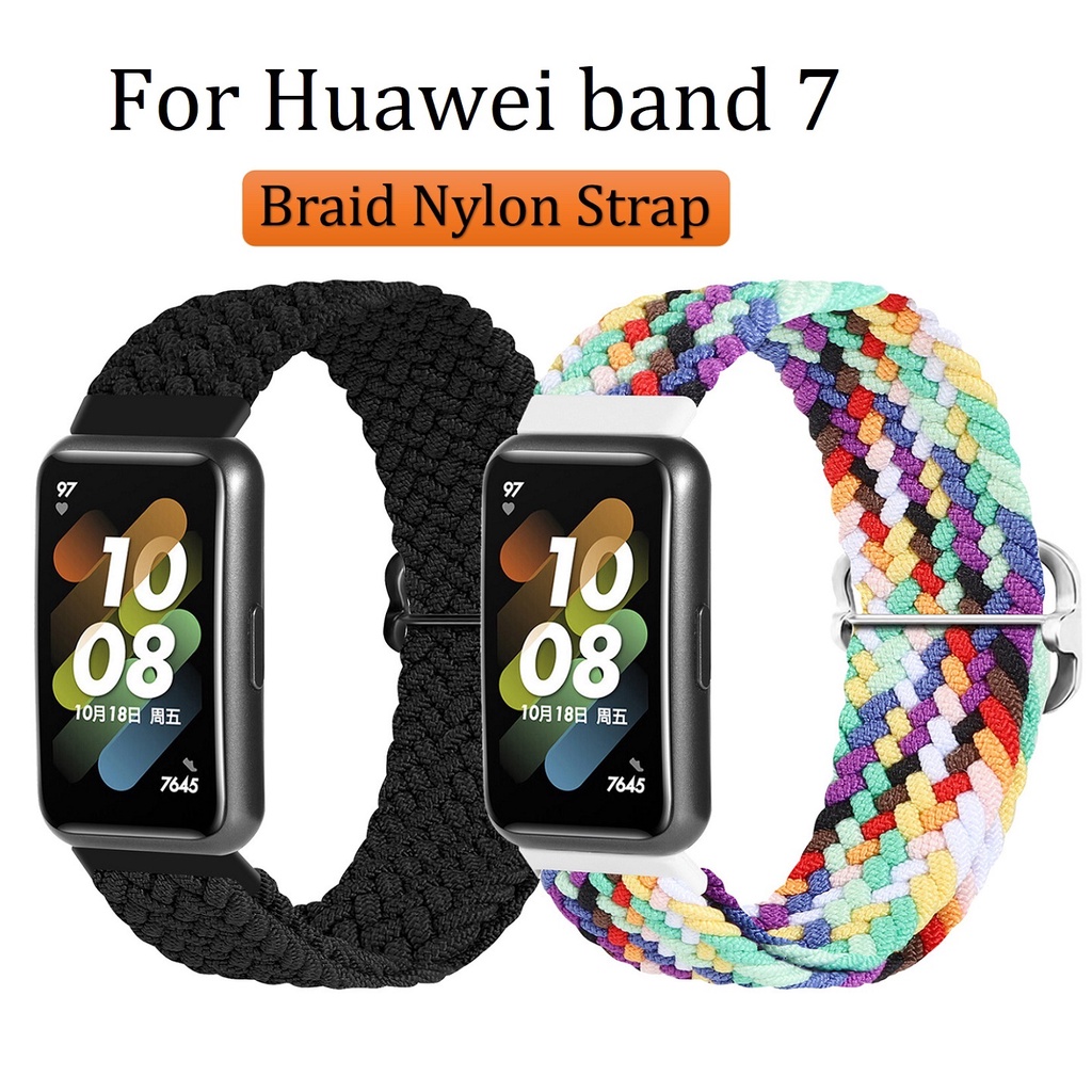 สาย Huawei Watch band 7 สายนาฬิกาข้อมือ แบบถัก ยืดหยุ่น ปรับได้ แบบ