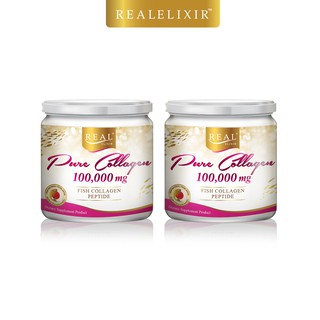 สินค้า Real Elixir PURE COLLAGEN (เรียล เพียว คอลลาเจน) 100,000 mg. **แพค 2 กระปุก**