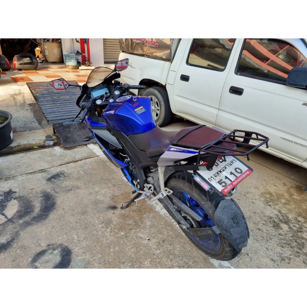 Rear Rack แร็คหลัง แร็คท้าย ตะแกรงท้าย ตะแกรงหลัง YAMAHA R15 (2017-2021 ...