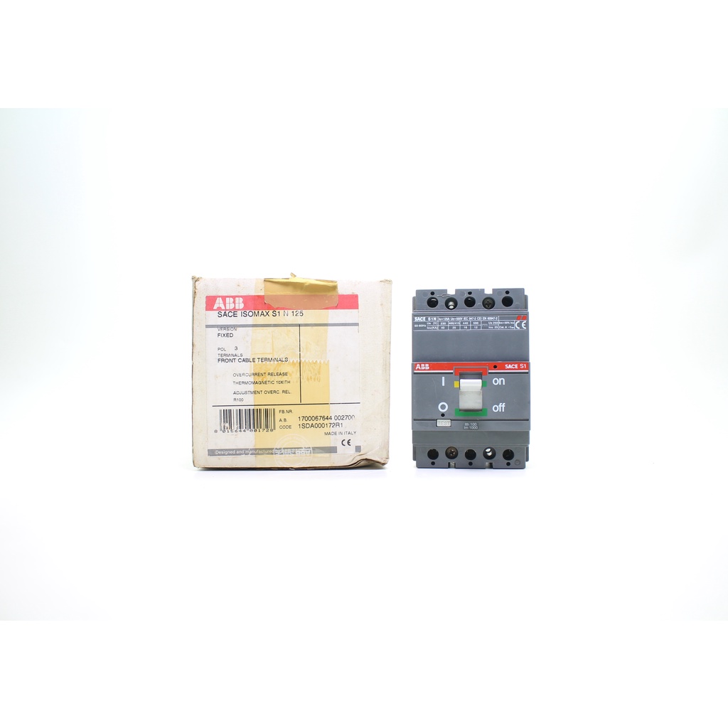 sace-isomax-s1n125-abb-mccb-เซอร์กิตเบรกเกอร์-1sda000172r1-mccb-3p-100a