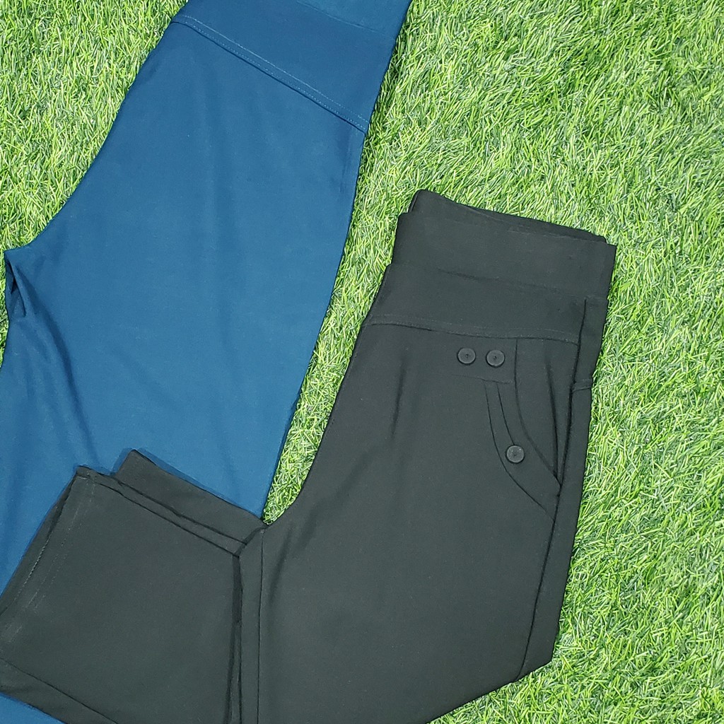 ภาพสินค้ากางเกงขาสั้น 5 ส่วนผู้หญิง กางเกงขาสั้นเลยเข่าสีดำหลากสีผ้ายืดได้ใส่สบายทรงสวย 7013 จากร้าน imina996 บน Shopee ภาพที่ 2