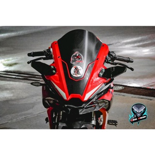 ปีกวิงกระจกแต่ง  (สีดำ) DEMON GR200R /150