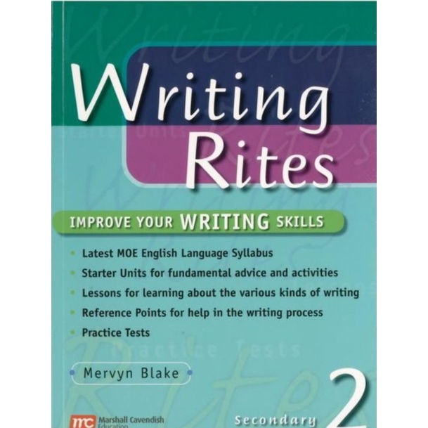 Writing Rites for Secondary 2# หนังสือเสริมทักษะฝึกการเขียนประโยคภาษา ...