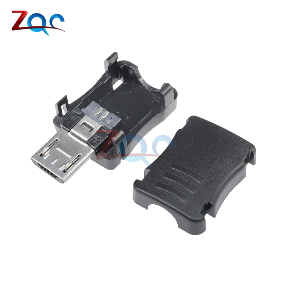 ปลั๊กซ็อกเก็ตเชื่อมต่อ Micro USB 3 Pin T Port Male พร้อมฝาครอบพลาสติก ...