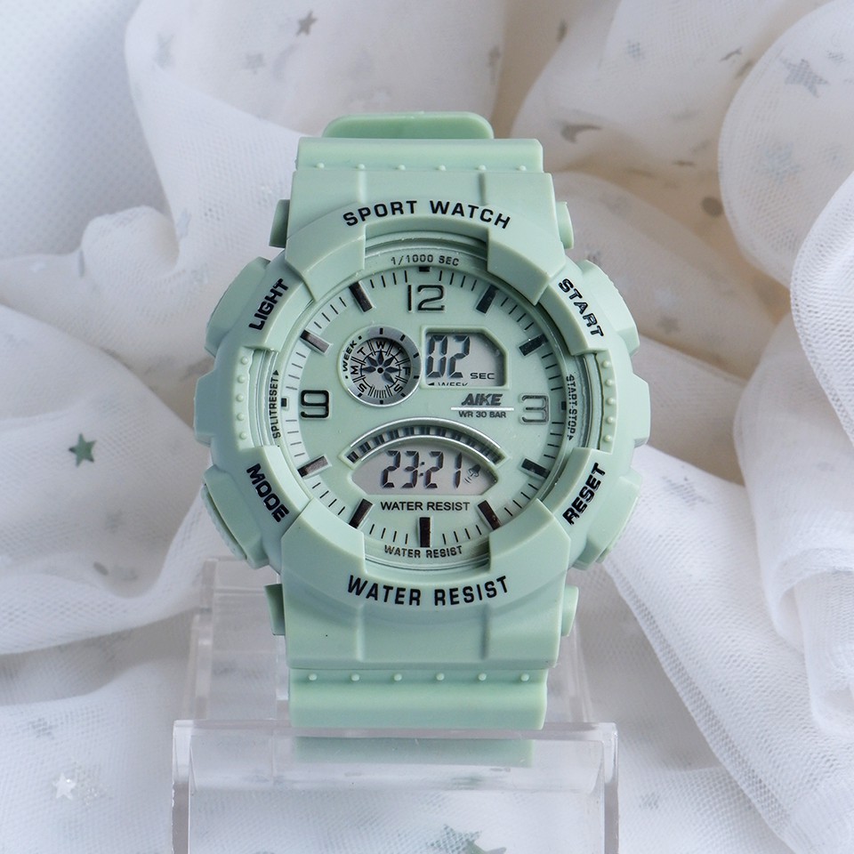 ภาพสินค้าAMELIA AW210 นาฬิกาข้อมือผู้หญิง นาฬิกา สปอร์ต นาฬิกาผู้ชาย นาฬิกาข้อมือ นาฬิกาดิจิตอล Watch สายซิลิโคน พร้อมส่ง จากร้าน amelia_sp บน Shopee ภาพที่ 4
