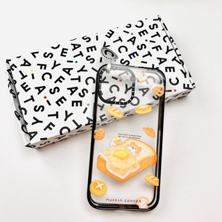Casetify Bed and Breakfast by Muffin Corner 13 Pro Max  Impact Case  Color: Clear- Black [13PMสินค้าพร้อมส่ง]