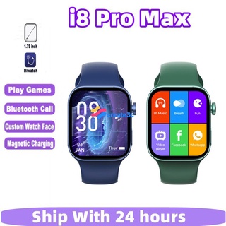 ภาพหน้าปกสินค้า2022ใหม่ล่าสุด I8 Pro Max S Mart W Atch ชุด7 Diy ใบหน้านาฬิกาผู้ชายผู้หญิงการนอนหลับการตรวจสอบสมาร์ทกีฬากันน้ำ Pk T500 I7pro Creat ที่เกี่ยวข้อง