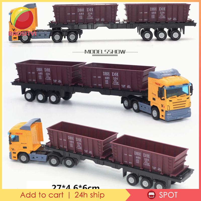 ของเล่นรถบรรทุก-รถพ่วง-รถพ่วง-ดีลักซ์-อัลลอยด์-1-48-ของขวัญ-สีเหลือง-สําหรับเด็ก