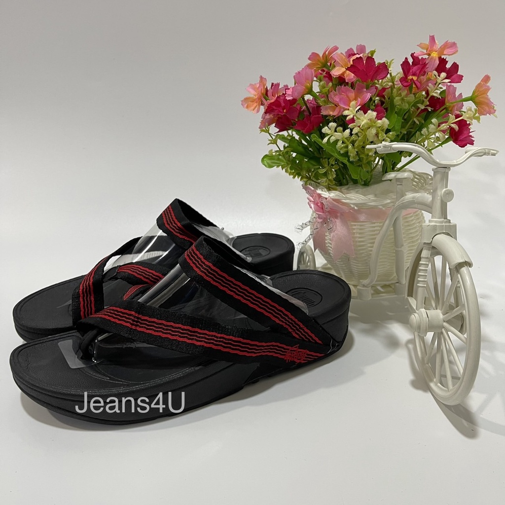 ภาพสินค้ารองเท้าเเตะผู้ชาย ฟิบฟลอบ รุ่นสลิงผ้า ลายใหม่ สีดำแดง ดำเทา สวย นิ่ม และเบา ไซร้ 36---44 พร้อมส่งทุกคู่ จากร้าน jeans4u บน Shopee ภาพที่ 3