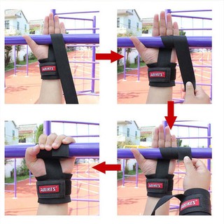 ถุงมือฟิตเนส สำหรับออกกำลังกายปั่นจักรยาน ยกเวท ยกบาร์ (สีดำ)Sports Exercise Training Fitness Weight Lifting Gym Gloves