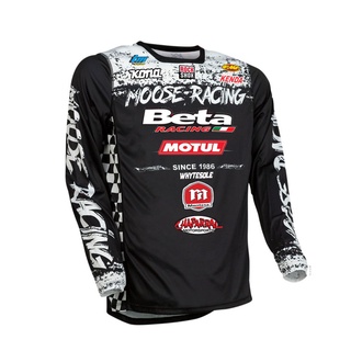 เสื้อกีฬาแขนสั้น ลายทีมวิบาก Enduro Mtb Downhill Jersey MX สําหรับผู้ชาย 2024