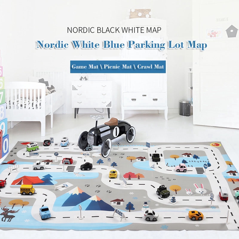 130-100-nordic-white-and-blue-childrens-traffic-parking-map-portable-play-mat