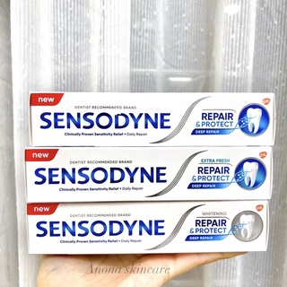 ยาสีฟันเซ็นโซดายน์ Sensodyne Repair And Protect 100g. มี3สูตร