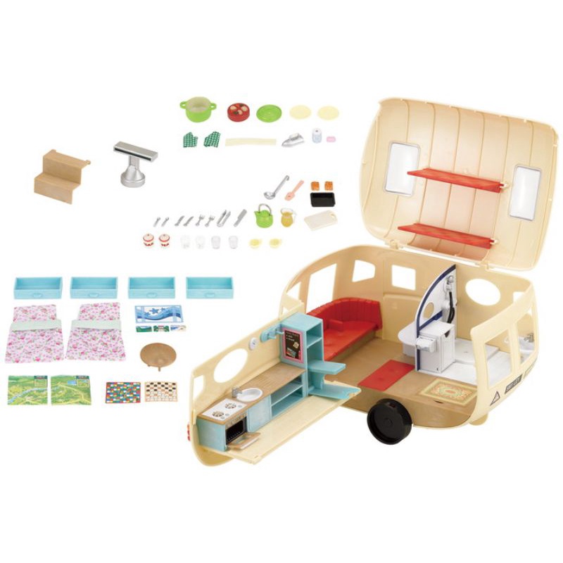 sylvanian-families-the-caravan-ซิลวาเนียน-แฟมิลี่-รถพ่วงคาราแวน