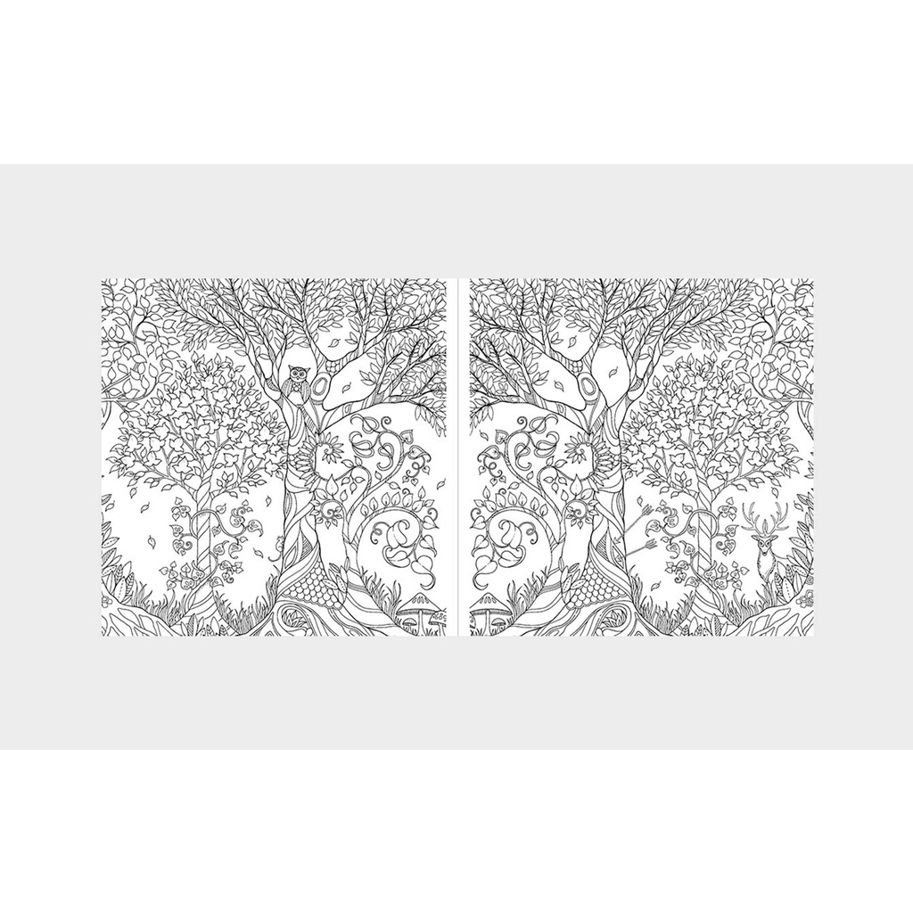 [Querida] สมุดระบายสี Miniature Enchanted Forest (CLR CSM) by Johanna ...
