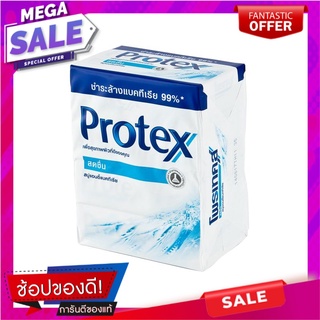 โพรเทคส์ สบู่ สูตรเฟรช ขนาด 65 กรัม แพ็ค 4 ก้อน ผลิตภัณฑ์ดูแลผิวกาย Protex Bar Soap Fresh 65 g x 4