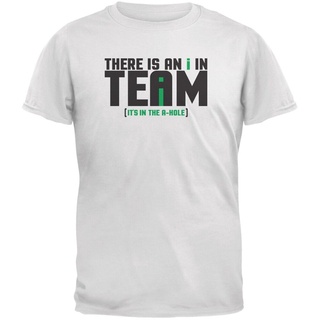 เสื้อยืดลําลอง ผ้าฝ้าย พิมพ์ลาย I In Team สําหรับผู้ชาย