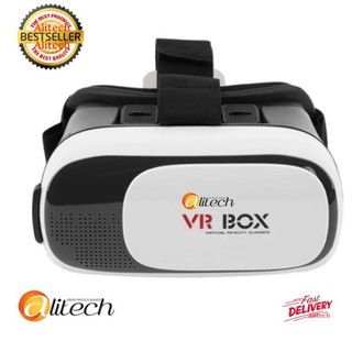 Alitech VR Box 2.0 VR Glasses Headset แว่น 3D สำหรับสมาร์ทโฟนทุกรุ่น (White) (White)