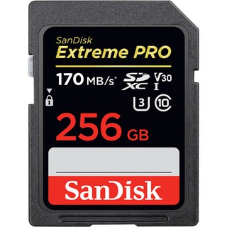 New  Extreme Pro 64GB 128GB 256GB SD Memory Card 170 mbps UHS-I SDXC 4K Video Recording