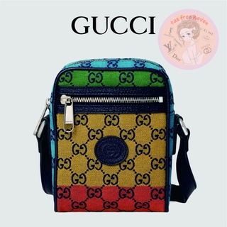 ราคาต่ำสุดของ Shopee 🔥ของแท้ 100% 🎁Gucci brand new GG Multicolor series handbags