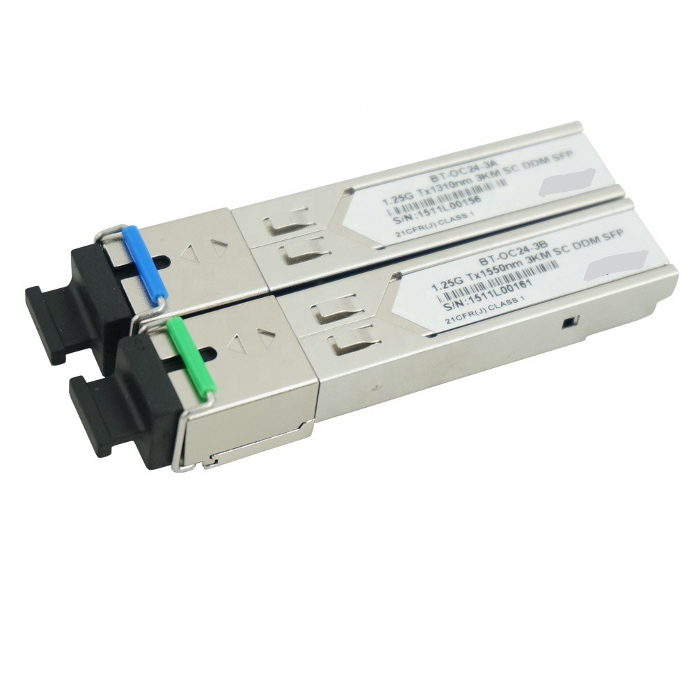 SFP MODULE SINGLE MODE 1.25G SC 3KM WDM | Shopee Thailand