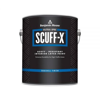 สีทาภายใน เกรดพรีเมียมกึ่งด้าน สีกันรอยขูดขีด รุ่น Ultra Spec SCUFF-X Eggshell (485) ยี่ห้อ เบนจามินมอร์ Benjamin Moore