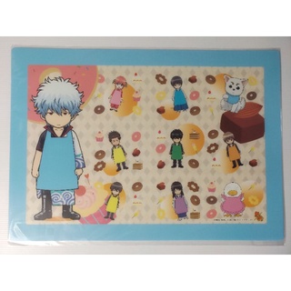 แผ่นรองอนิเมะ A3  CLEAR DESK MAT  GINTAMA (29.7×42)