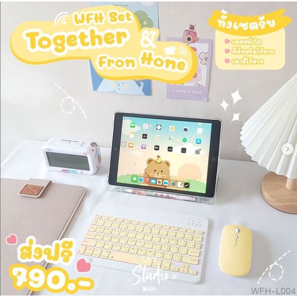 stay-home-stay-safe-set-เซ็ตสเตย์โฮม-เคสหลังใส-คีย์บอร์ด-เม้าส์