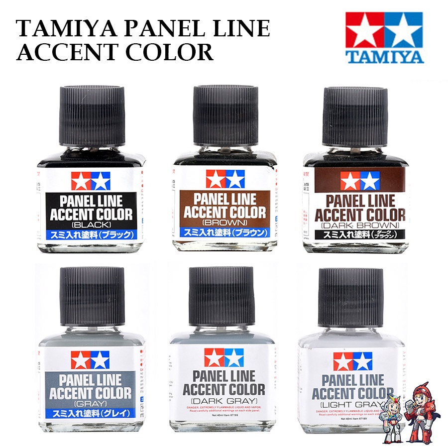 Panel Line Accent Color, 40ml Black