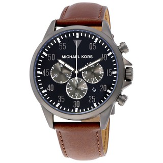 นาฬิกา MICHAEL KORS Gage Black Dial Mens Chronograph Watch MK8536