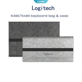 กระเป๋าเก็บคีย์บอร์ด กันฝุ่น แบบพกพา สําหรับ Logitech K380 K480 [CAN]