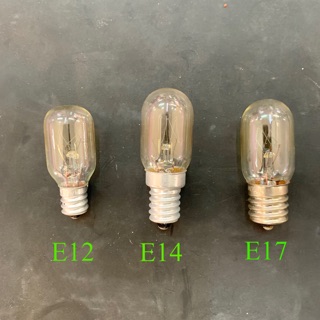 ภาพหน้าปกสินค้าหลอดไฟตู้เย็นขั้วเกลียว E12,E14,E17 ขนาด 15w 220V ที่เกี่ยวข้อง