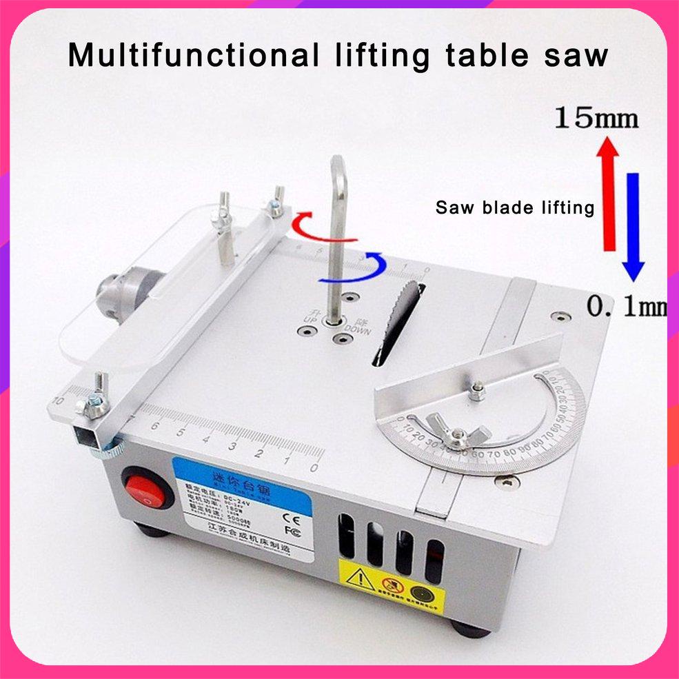 เลื่อยไฟฟ้าตั้งโต๊ะ-ขนาดเล็ก-อเนกประสงค์-diy-สําหรับงานไม้-table-saw-mini-bench-circular-saw-woodworking-electric-table-bench-saw