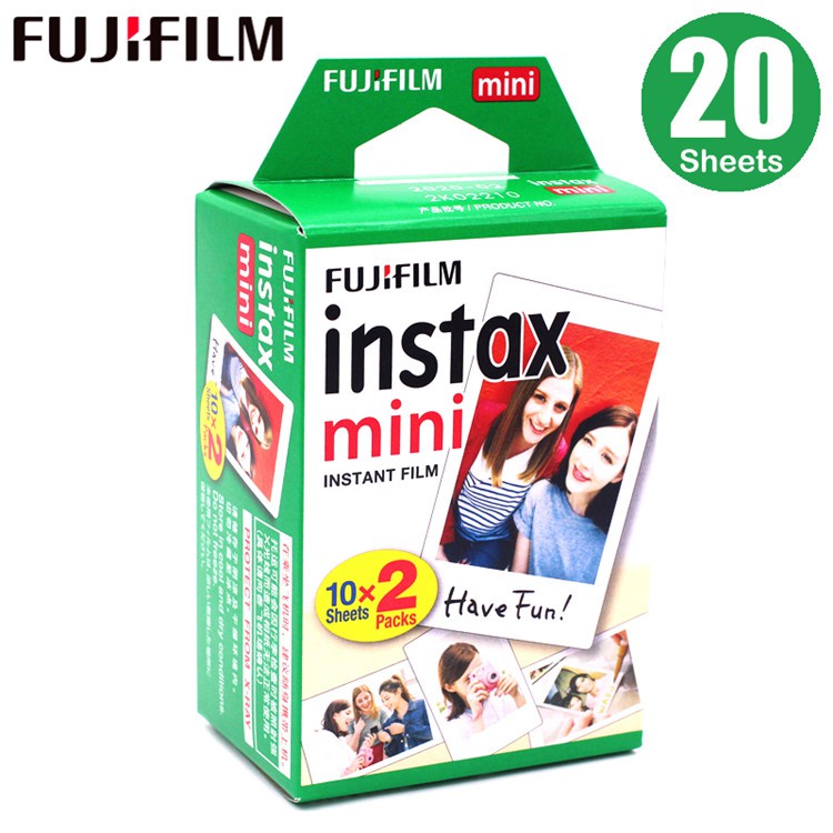 ภาพหน้าปกสินค้าฟิล์มโพลารอยด์ สำหรับกล้อง instax mini film Fuji แพคคู่ 20 ชิ้น