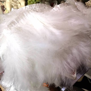 ขนนก เส้นใหญ่ (มีให้เลือกหลายสี) เส้นขนนก ขนฟู สำหรับงานตกแต่ง feather  fluffy chic