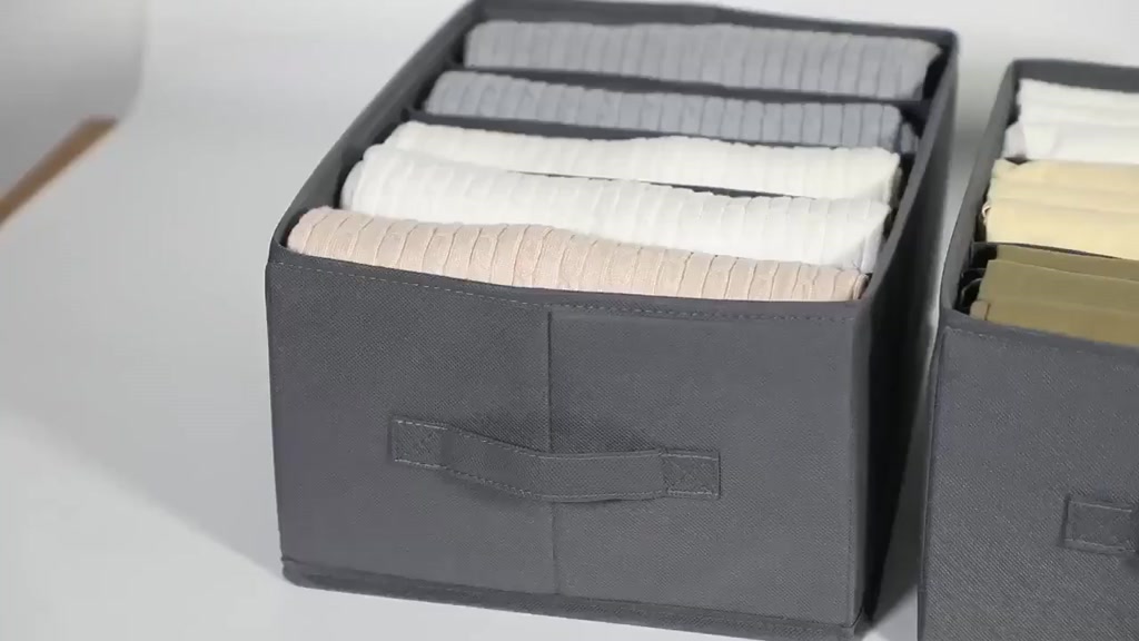 กล่องเก็บกางเกงยีน-ชุดชั้นใน-ถุงเท้า-ของใช้ในครัวเรือน