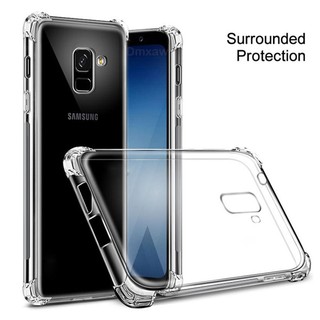 เคสใสแบบนิ่มสำหรับ Samsung Galaxy A6 A8 Plus 2018