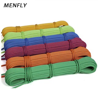 สินค้า MENFLY 5M 10M พาราคอร์ดเชือกปีนหน้าผาอุปกรณ์เสริม 6 มม. เส้นผ่านศูนย์กลาง 5KN ความปลอดภัยสูงรอดเชือก